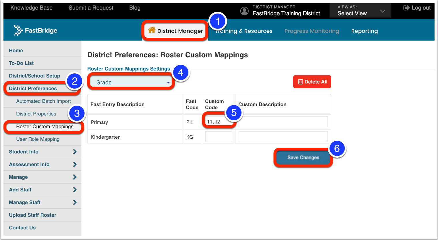 Grade Level Mapping