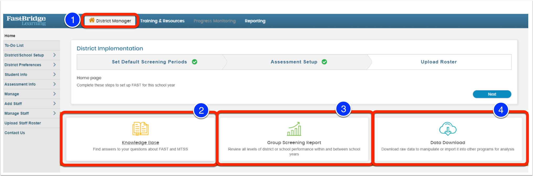 FastBridge Quick Links Overview