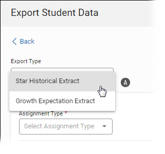 Exporting Student Data