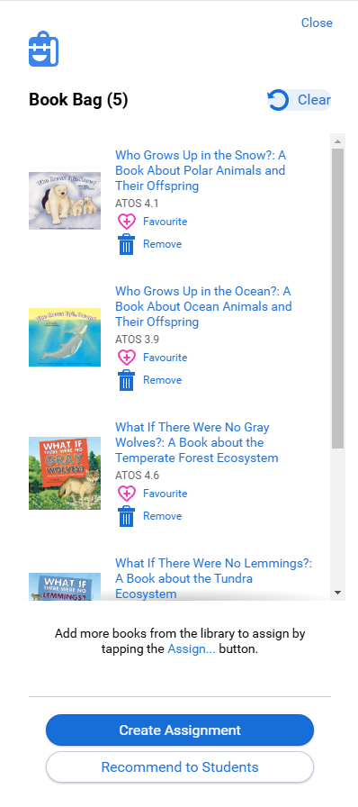 How to Add Books to Assignments from the Library